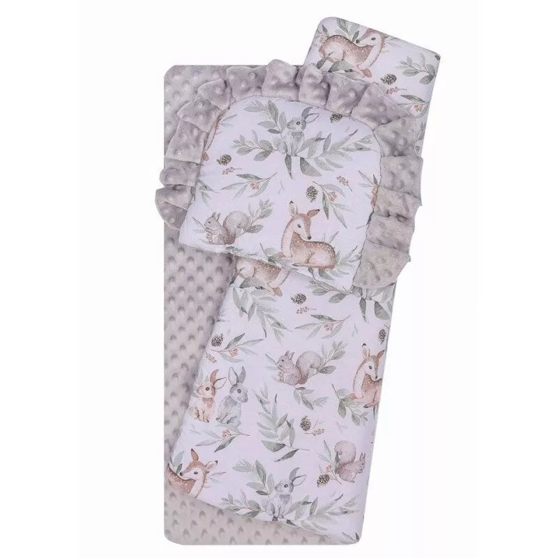 Anklodė su padalvė vežimėliui, lopšiui MINKY / COTTON PRINT