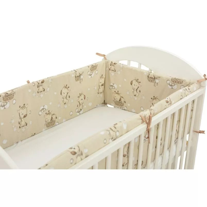 Apsaugėlė lovytei  Ankras GIRAFFE Beige 360 cm