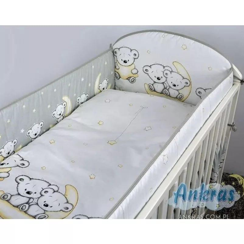 Apsaugėlė lovytei  Ankras LEON Grey 360 cm