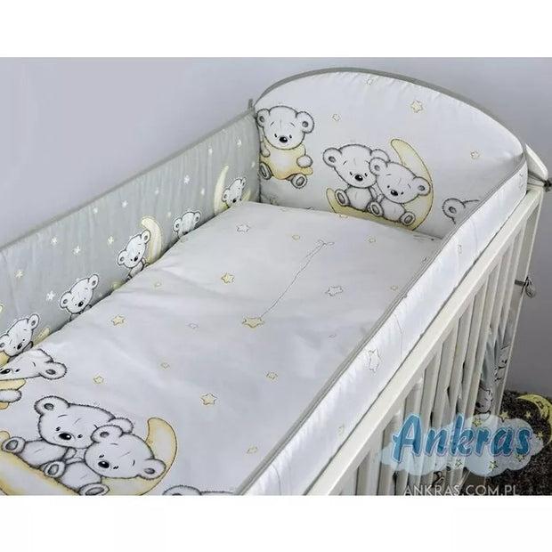 Apsaugėlė lovytei  Ankras LEON Grey 360 cm