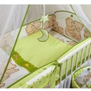 Apsaugėlė lovytei  Ankras PRZYJACIELE Green 360 cm