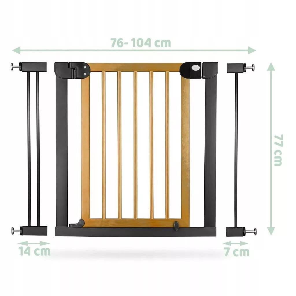 Apsauginiai varteliai ICOON 76-104 cm, Black