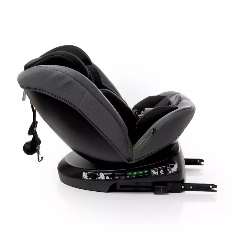 Autokėdutė 4baby MATT-FIX 360°(40-150 cm) Graphite