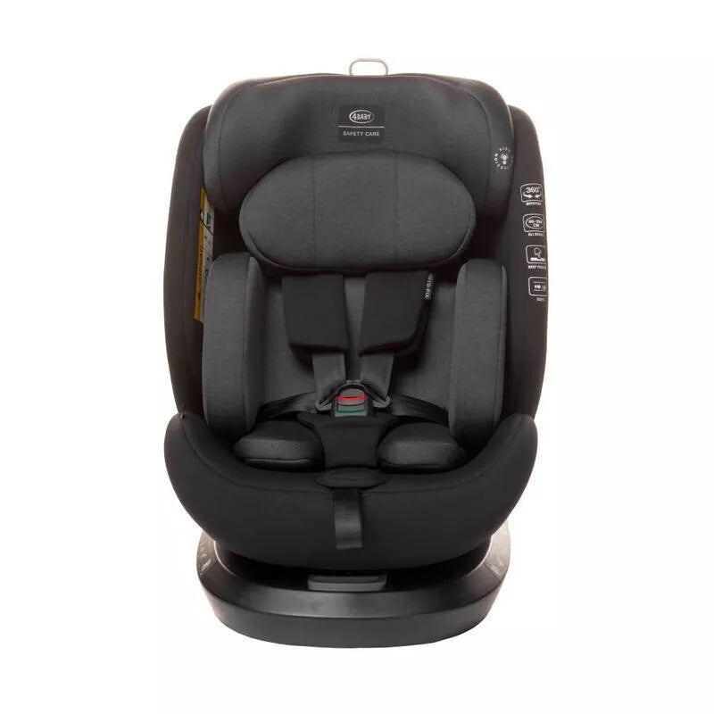 Autokėdutė 4baby ROTO-FIX 360°(40-150 cm) Graphite
