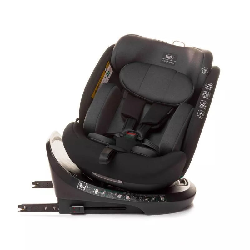 Autokėdutė 4baby ROTO-FIX 360°(40-150 cm) Graphite