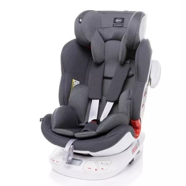 Autokėdutė 4baby SPACE-FIX 360° Grey