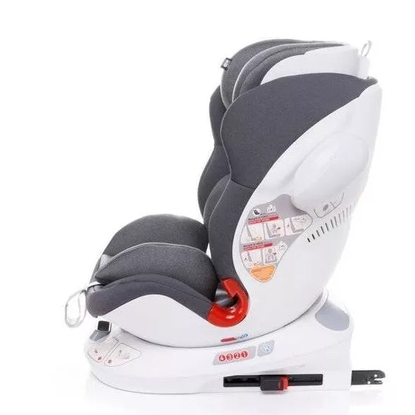 Autokėdutė 4baby SPACE-FIX 360° Grey