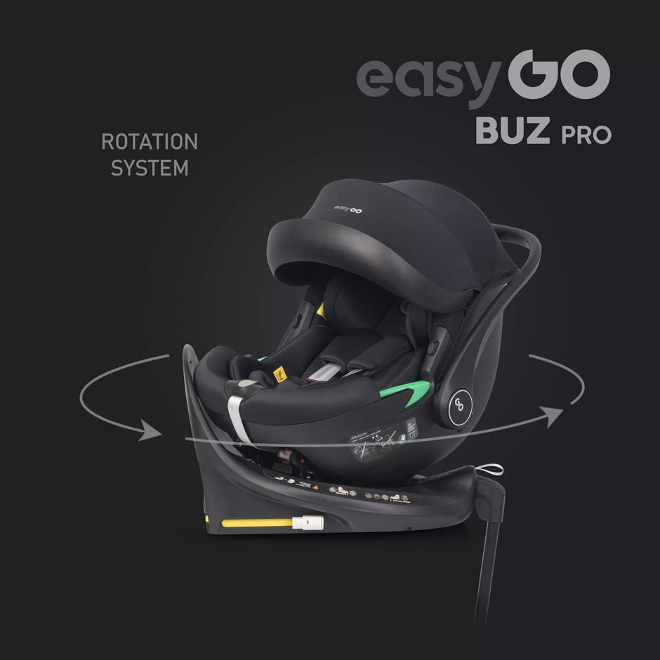 Autokėdutė EASYGO BUZ PRO su pasukama Bazę ISOFIX  40-87 cm