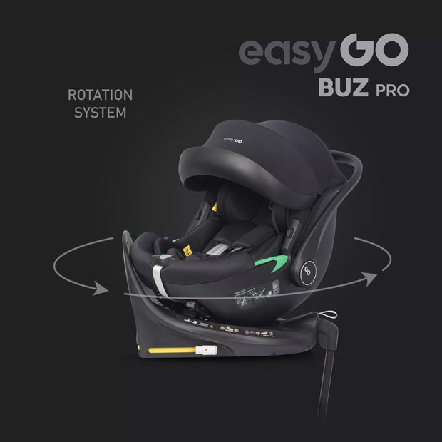 Autokėdutė EASYGO BUZ PRO su pasukama Bazę ISOFIX  40-87 cm
