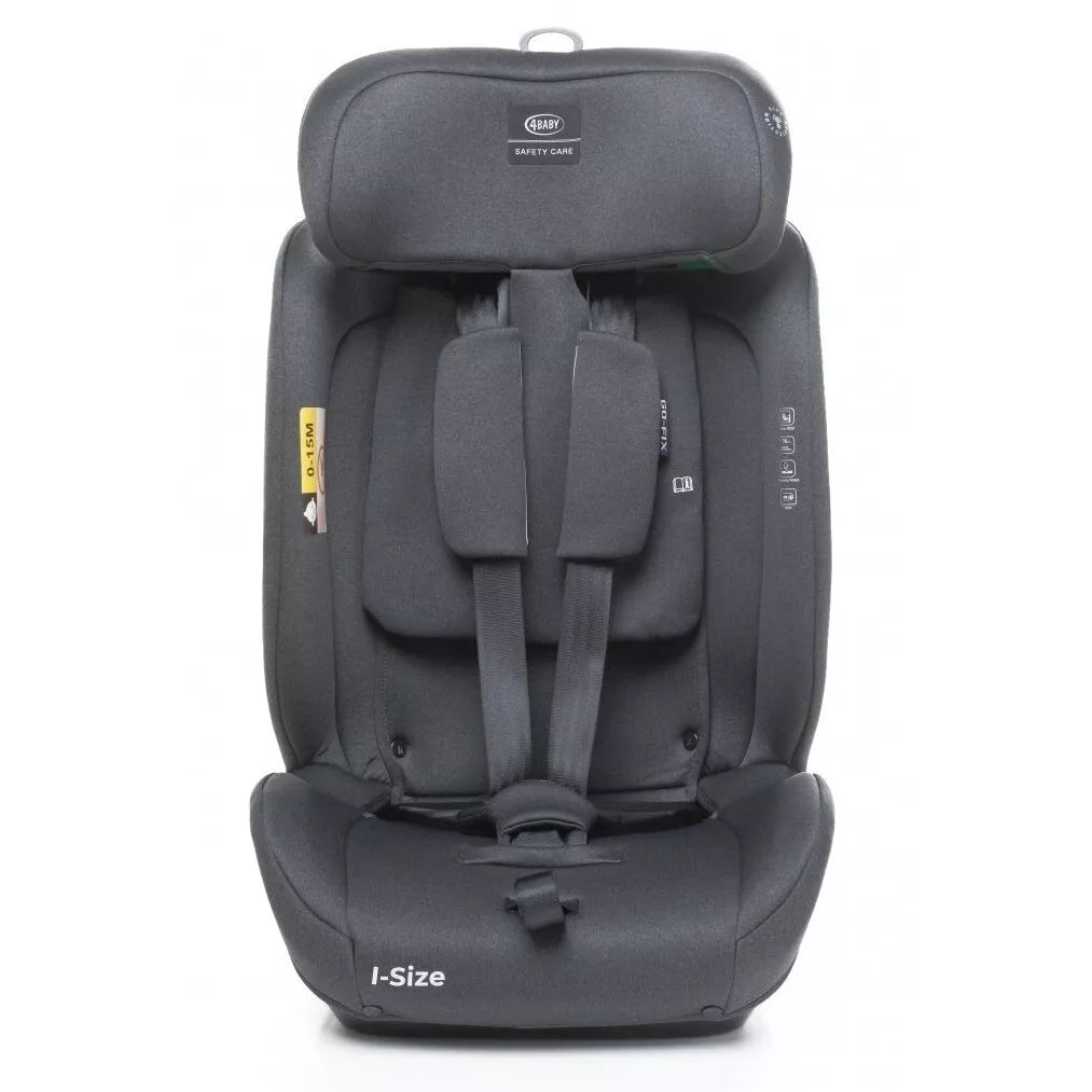 Automobilinė kėdutė 4BABY GO-FIX (76-150cm) Graphite