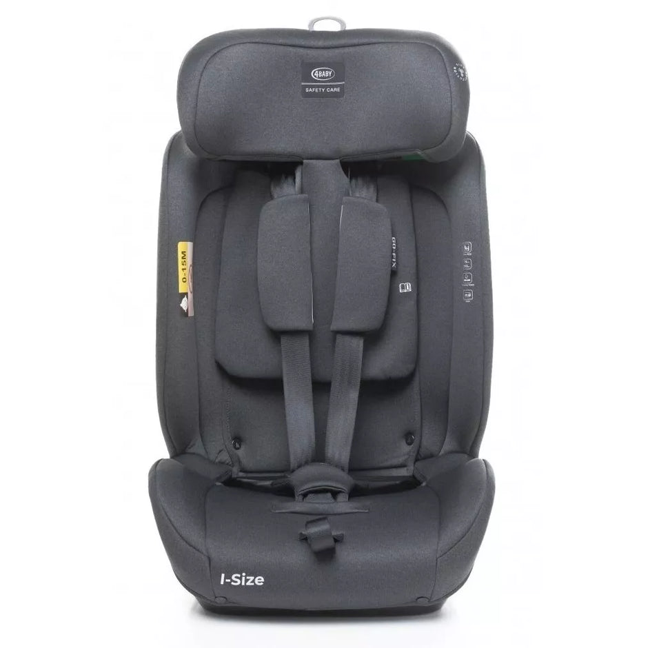 Automobilinė kėdutė 4BABY GO-FIX (76-150cm) Graphite