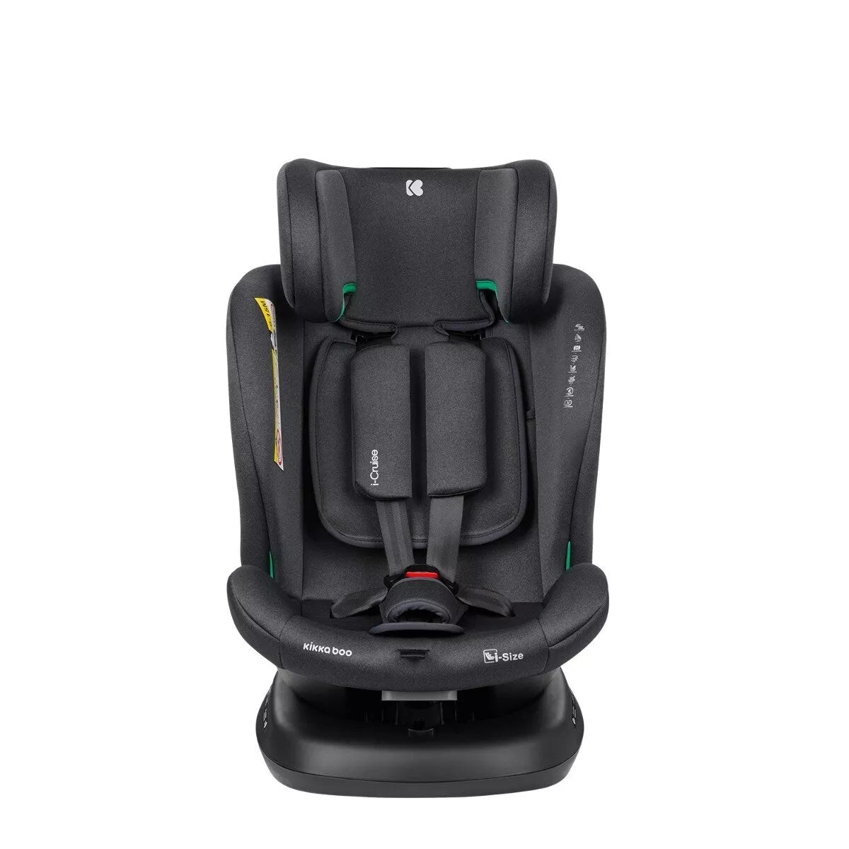 Automobilinė kėdutė Kikka Boo I-CRUISE  i-SIZE, 40-150 cm Grey