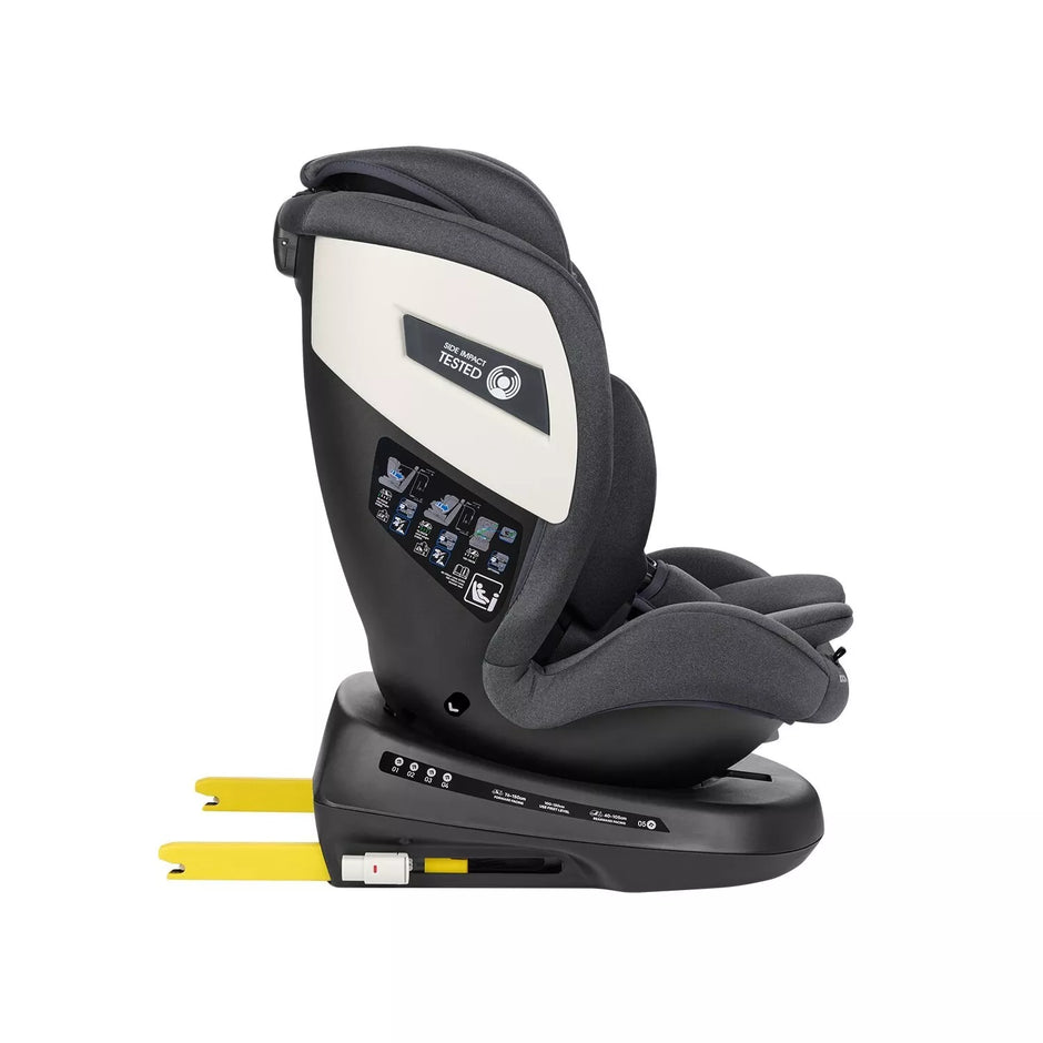 Automobilinė kėdutė Kikka Boo I-CRUISE  i-SIZE, 40-150 cm Grey