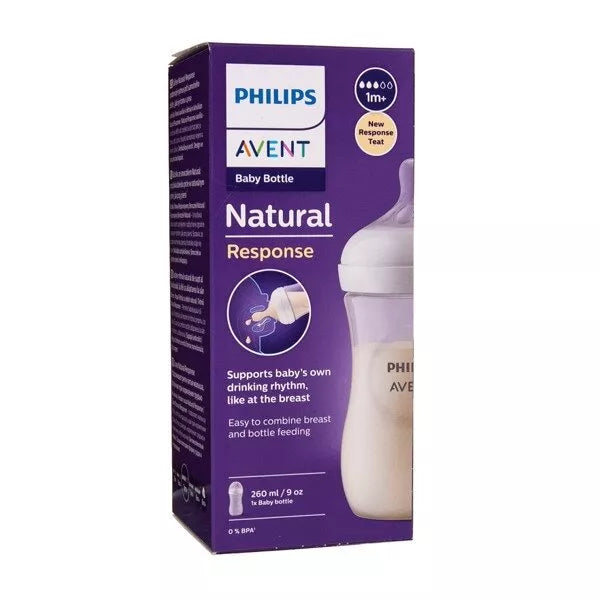 Avent buteliukas Natural Response 260 ml, SCF903/01