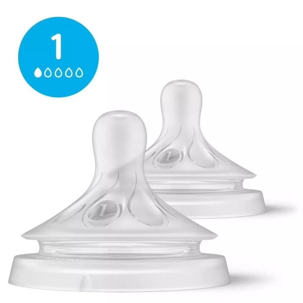 AVENT Natural Response žindukas silikoninis 0m+ 2vnt