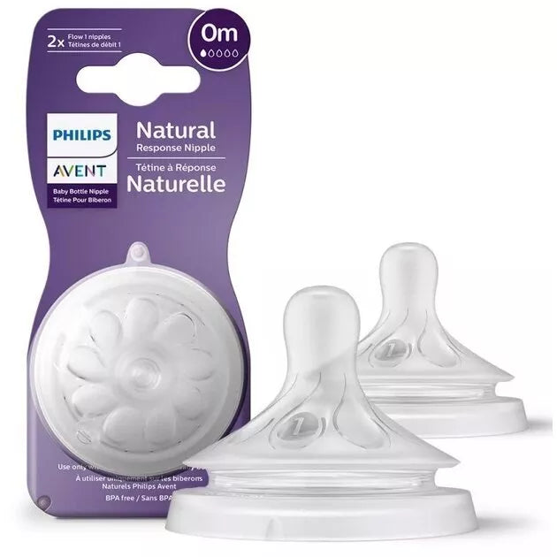 AVENT Natural Response žindukas silikoninis 0m+ 2vnt