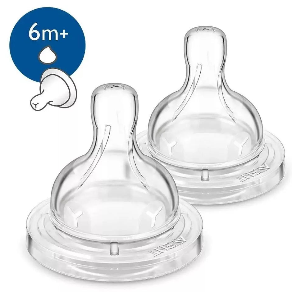 AVENT žindukas silikoninis  Anti-colic 636/27,6m+ 2vnt