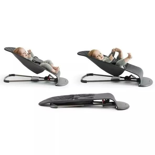 Gultukas BABYBJÖRN BLISS MESH Grey Beige + medinis žaislas