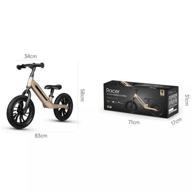 Balansinis dviratukas Q Play RACER Black