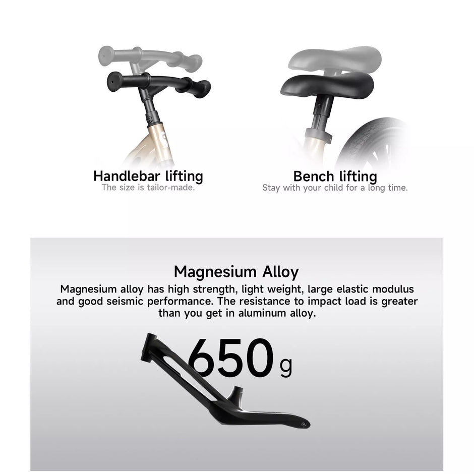 Balansinis dviratukas Q Play RACER Platinum