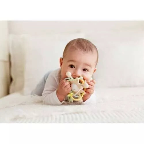 Barškutis-kramtukas silikoninis GiliGums COSMO