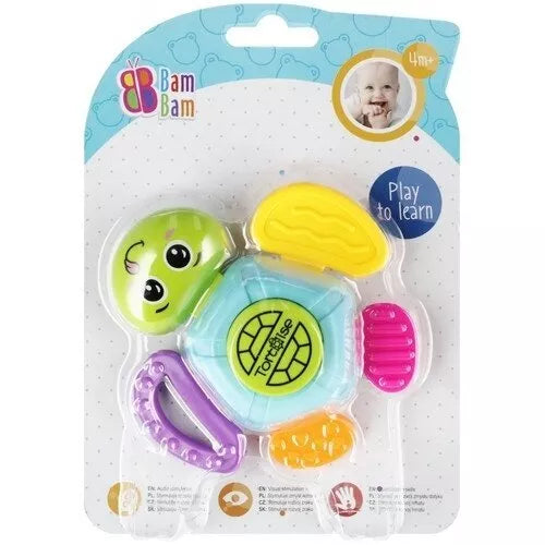 Barškutis su kramtuku BamBam TURTLE