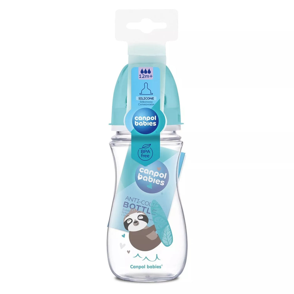 Canpol buteliukas EasyStart Anti-Colic EXOTIC ANIMALS 300 ml