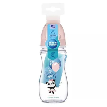 Canpol buteliukas EasyStart Anti-Colic EXOTIC ANIMALS 300 ml