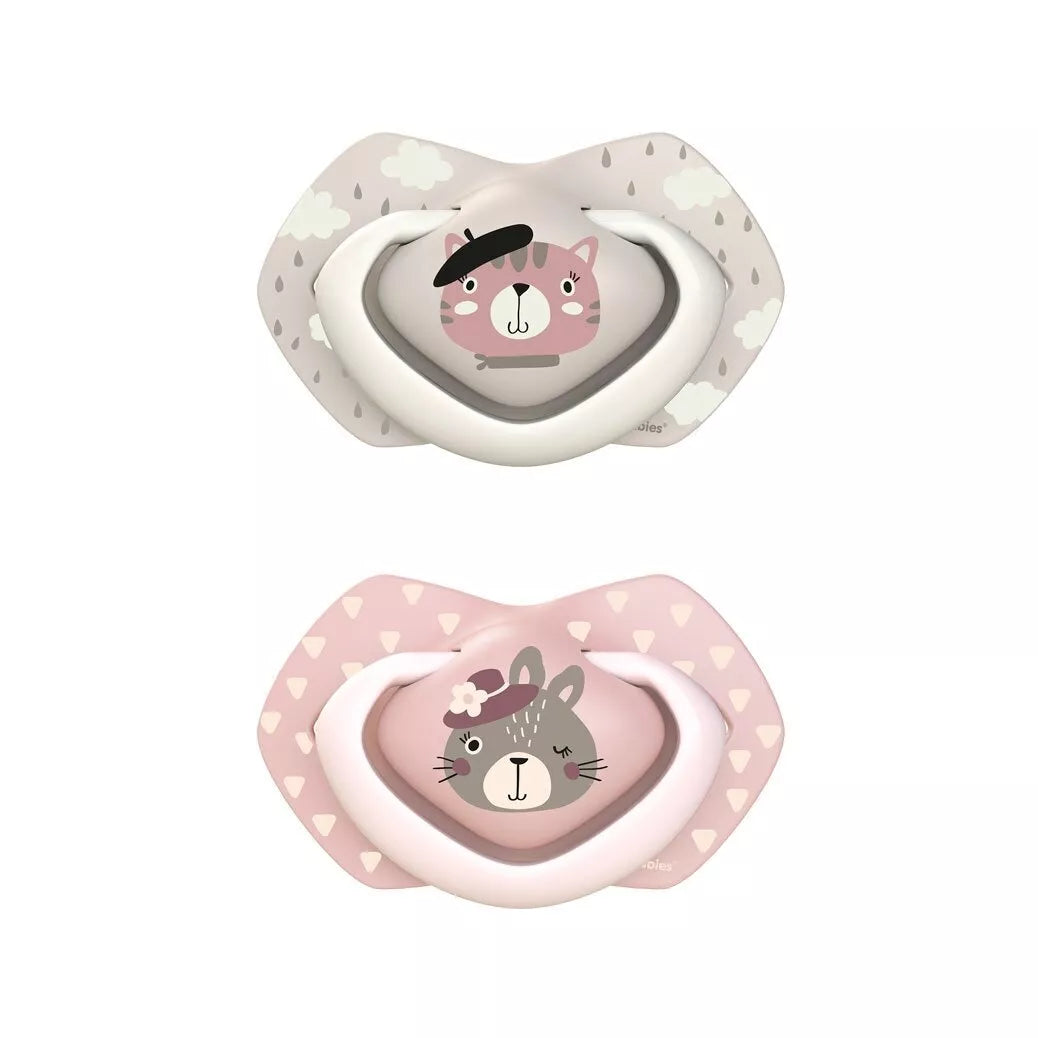 Čiulptukai Canpol 22/647 Light touch Silikoniniai, Simetriniai 2 vnt