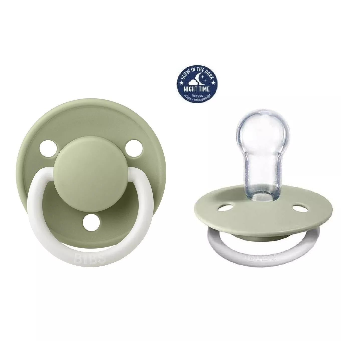 Čiulptukas BIBS DE LUX ONE SIZE, apvalus