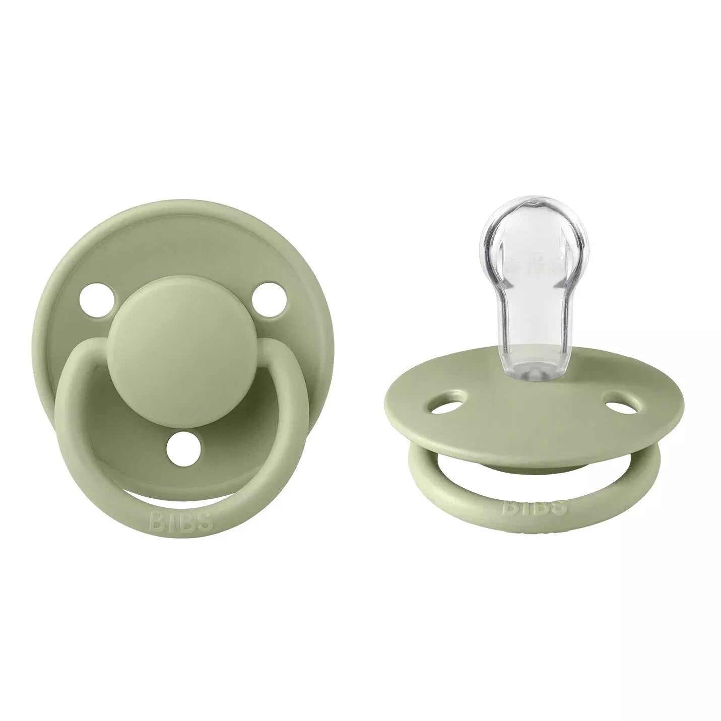 Čiulptukas BIBS DE LUX silikonas, apvalus