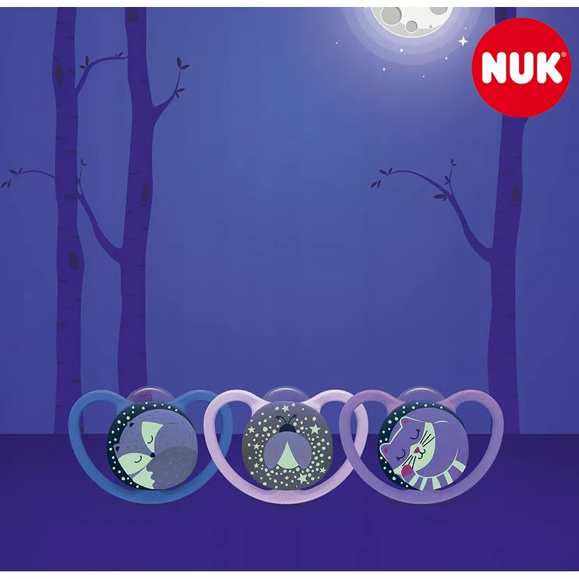 Čiulptukas NUK SPACE Night  2vnt