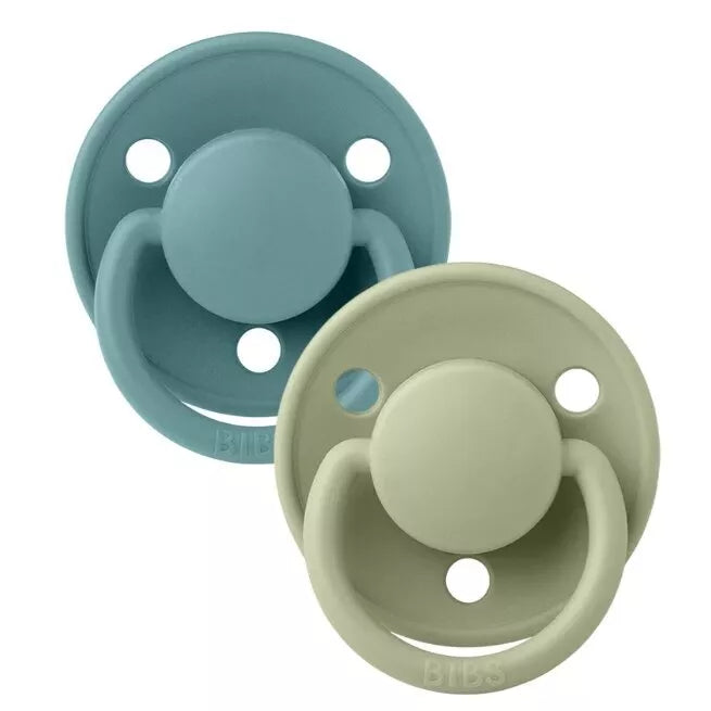 Čiulptukų rinkinys BIBS DE LUX silikonas, apvalus