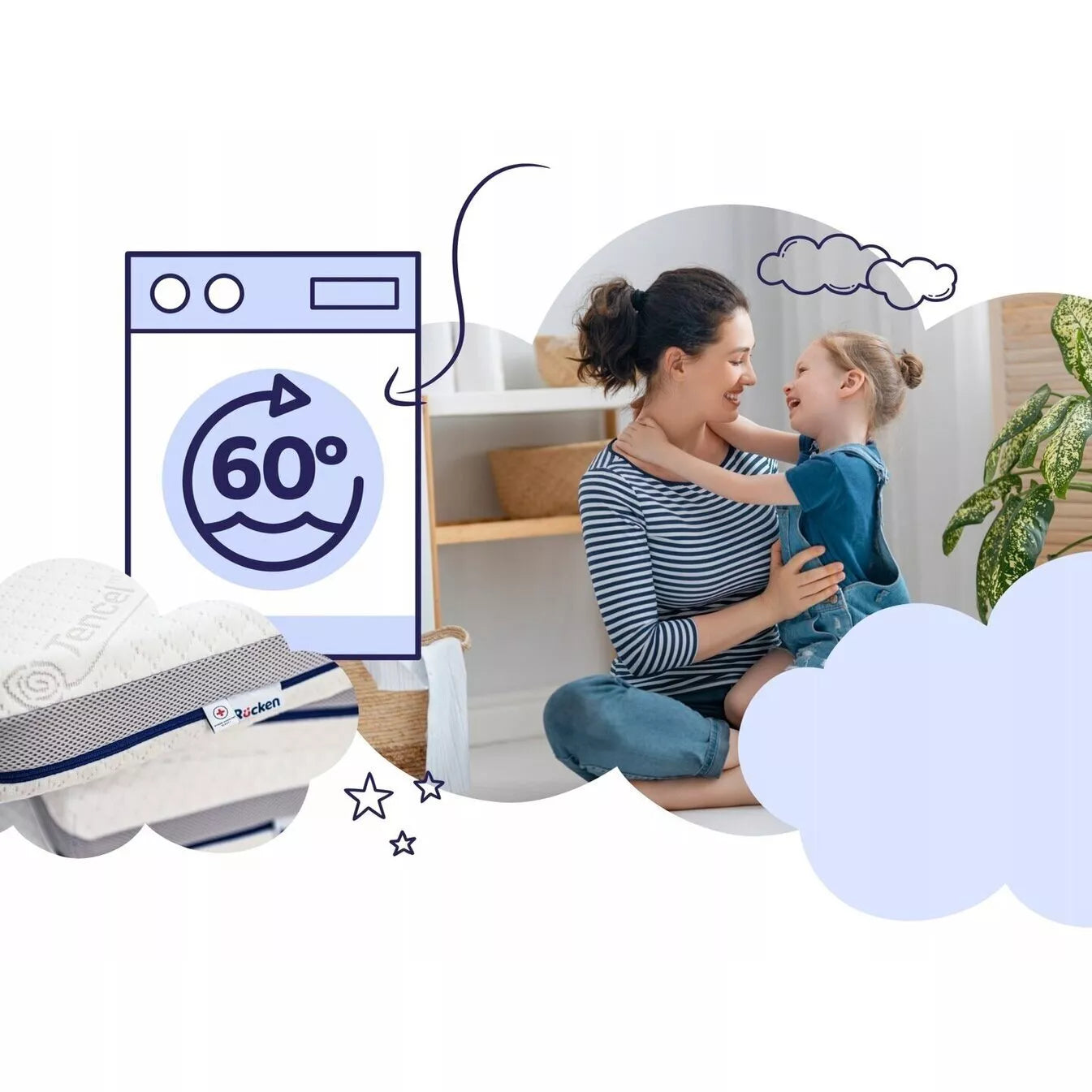 Čiužinys Rücken HANDY lovytei Chicco Next2me FOREVER