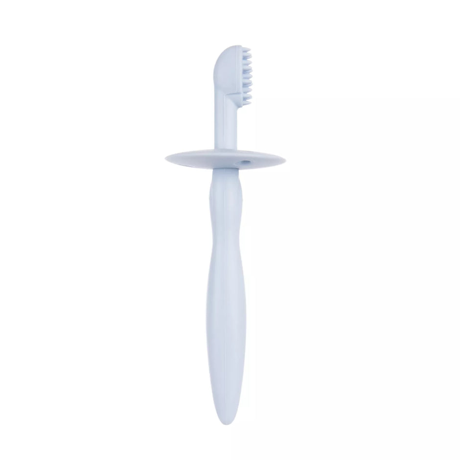 Silikoninis dantų šepetėlis su kramtuku ir skydeliu Canpol 51/500