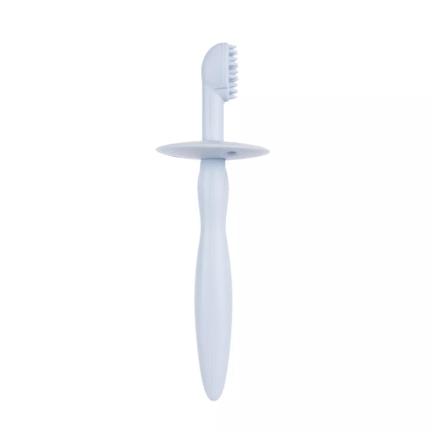 Silikoninis dantų šepetėlis su kramtuku ir skydeliu Canpol 51/500