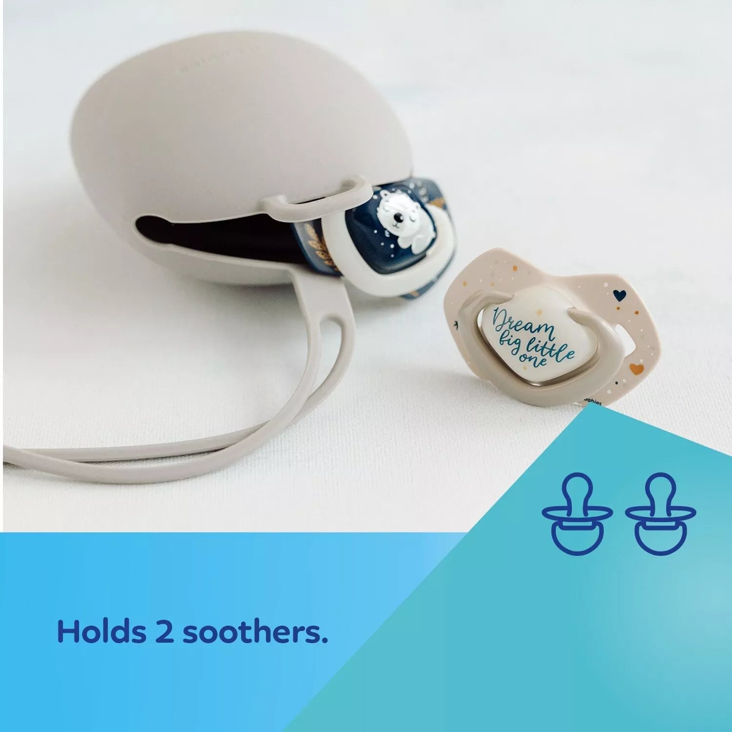 Dėklas čiulptukui silikoninis Canpol 51/402 Pink