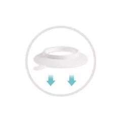 Dubenėlis melamininis limpantis Canpol 4/519, Turkus