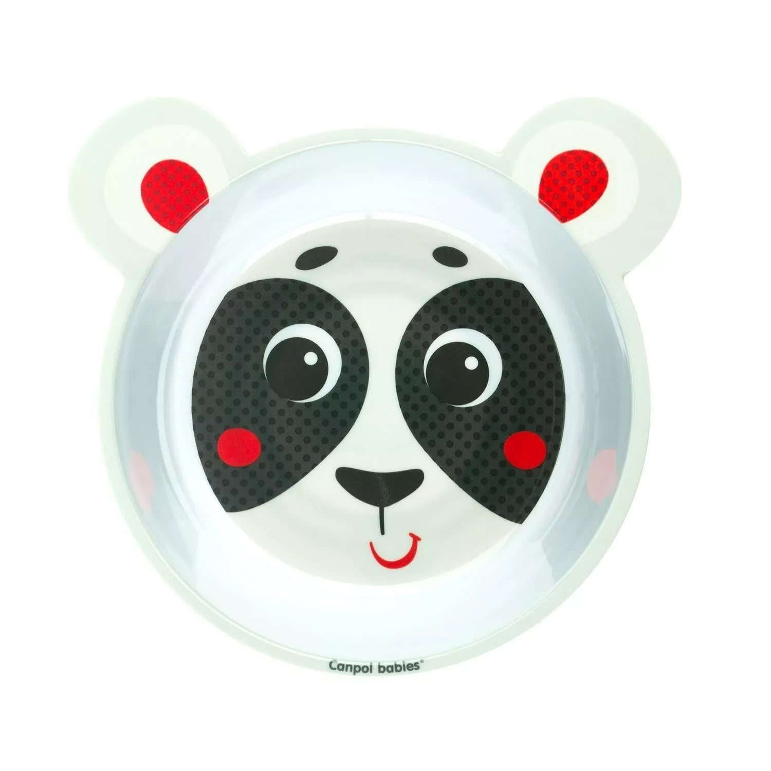 Dubenėlis melamininis neslistantis Canpol HELLO LITTLE Beige