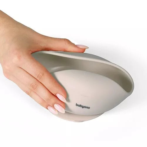 Dubenėlis silikoninis su siurbtuku BabyOno 1481/04