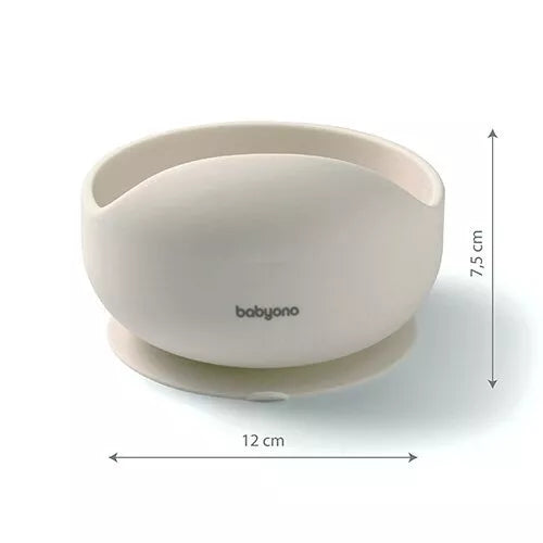 Dubenėlis silikoninis su siurbtuku BabyOno 1481/04