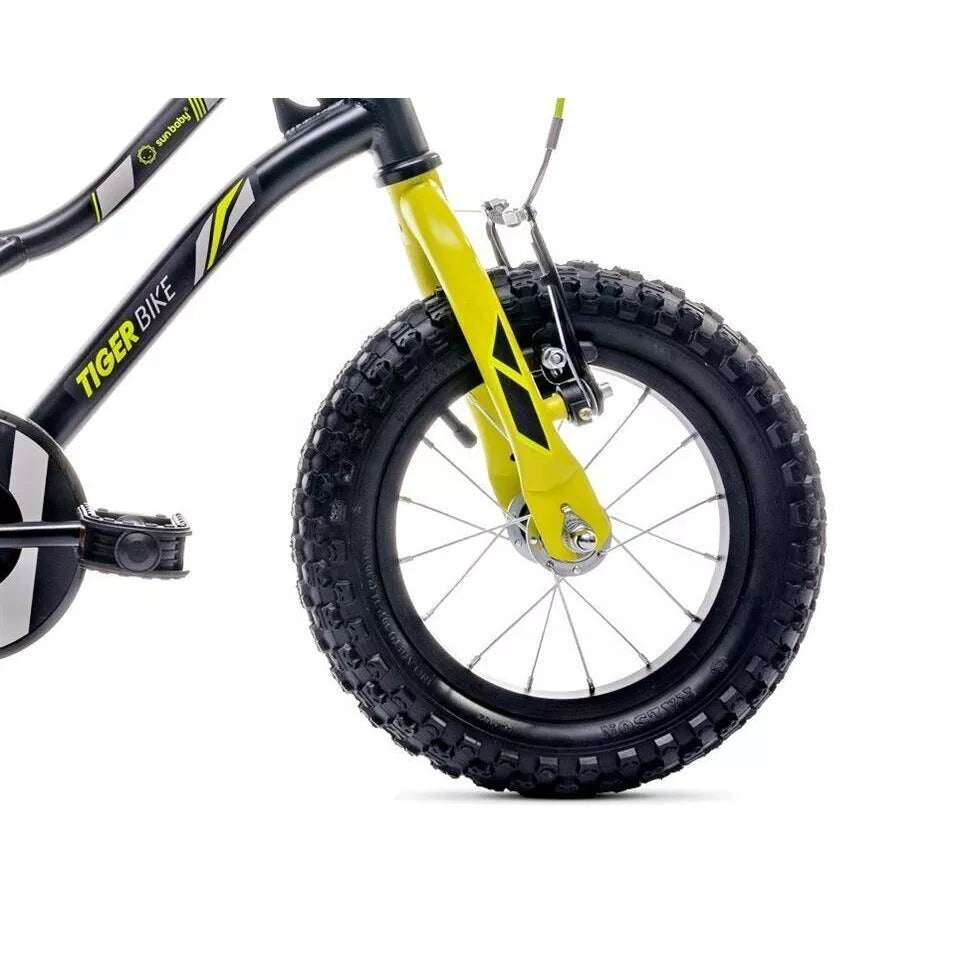 Dviratis TIGER Bike 14'' Black/Yellow