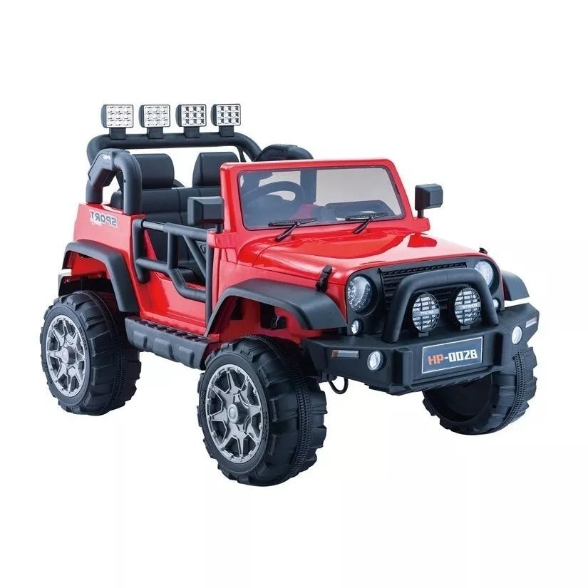 Elektromobilis JEEP HP-12 4WD Red su distanciniu valdymu