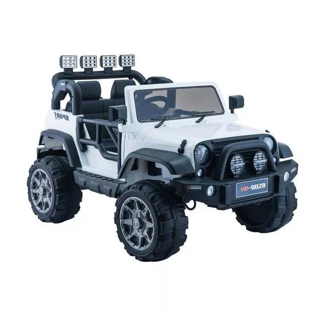 Elektromobilis JEEP HP-12 4WD White su distanciniu valdymu