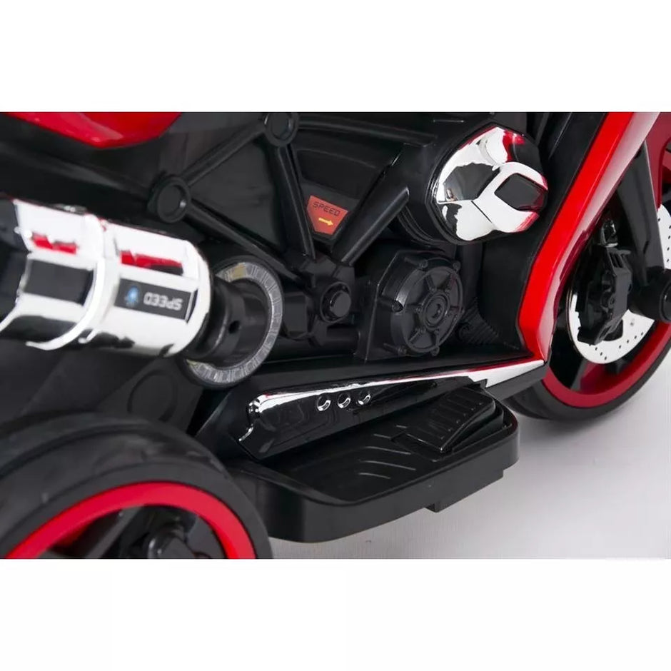 Vaikiškas elektrinis motociklas 01200ST-6V, Red
