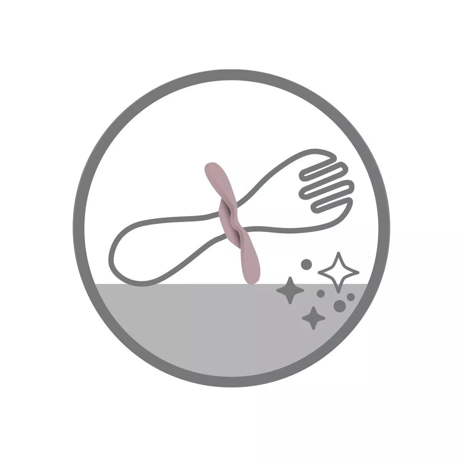 Ergonomiški Šaukštelis ir šakutė BabyOno 969/01