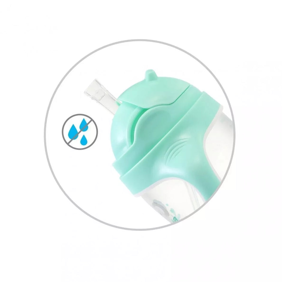 Gertuvė neišsipilanti su šiaudeliu BabyOno 1464/03