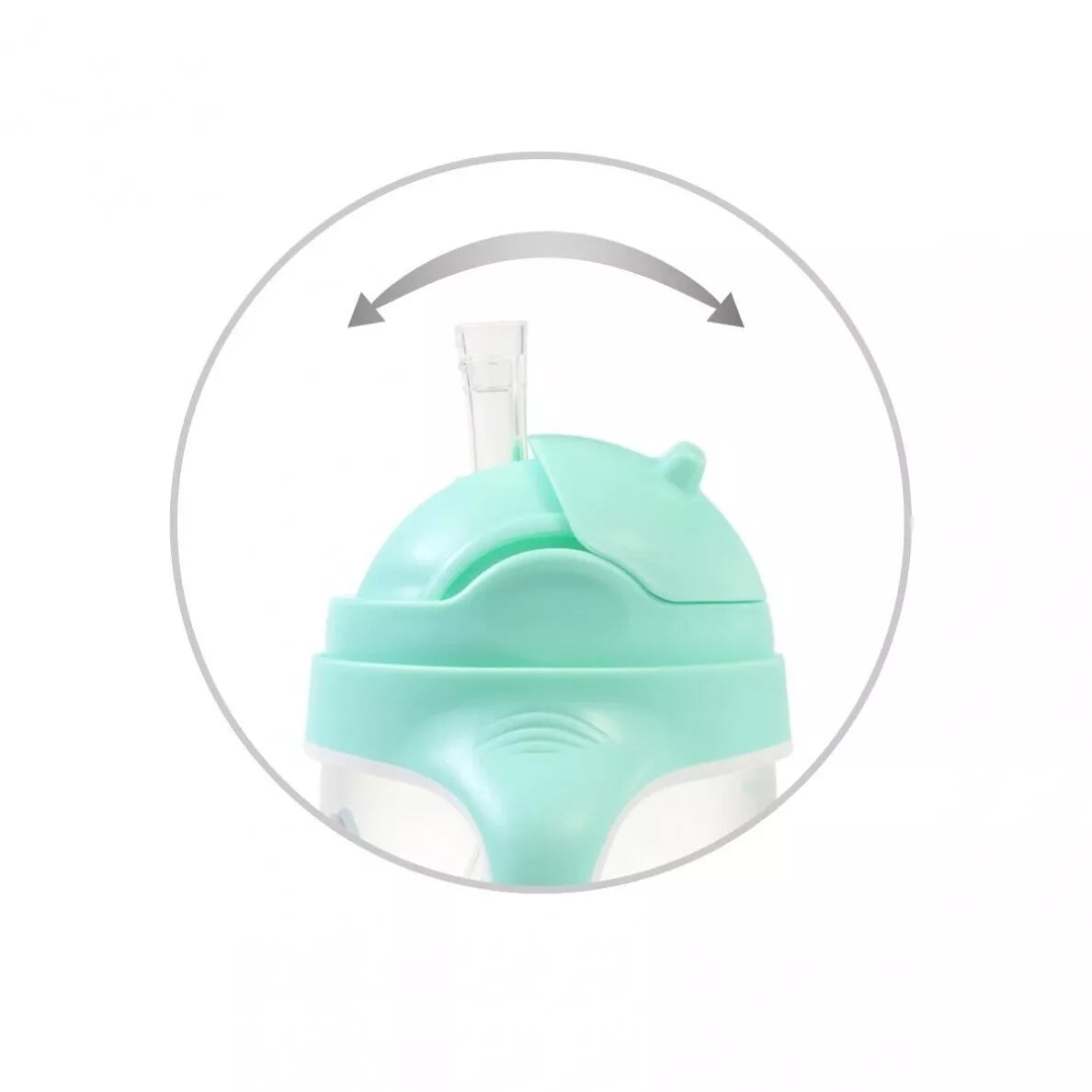 Gertuvė neišsipilanti su šiaudeliu BabyOno 1464/03