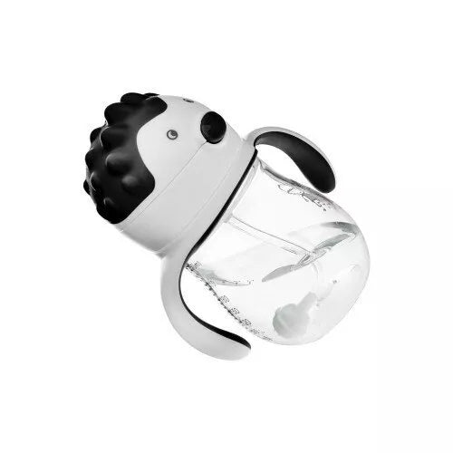 Gertuvė neišsipilanti su šiaudeliu, svareliu ir rankenėlėmis Akuku A0034