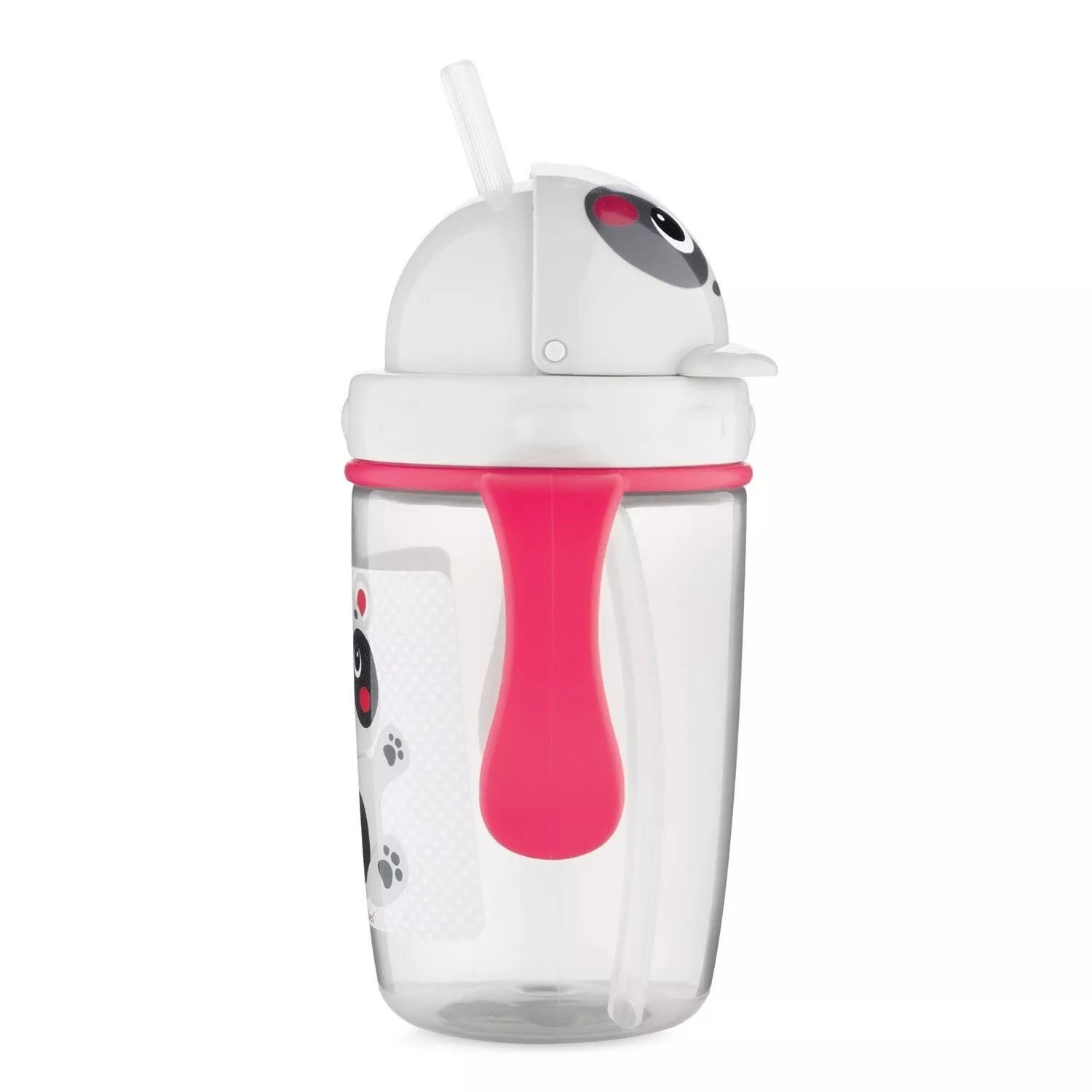 Gertuvė su silikoniniu šiaudeliu Canpol HELLO LITTLE 56/500